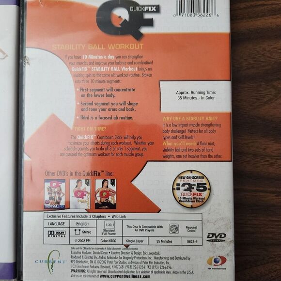 DVD Lot Cardio Ball Quick Fix B.L.T. Karen Voight Cathe Basic Step Workout - Picture 4 of 7